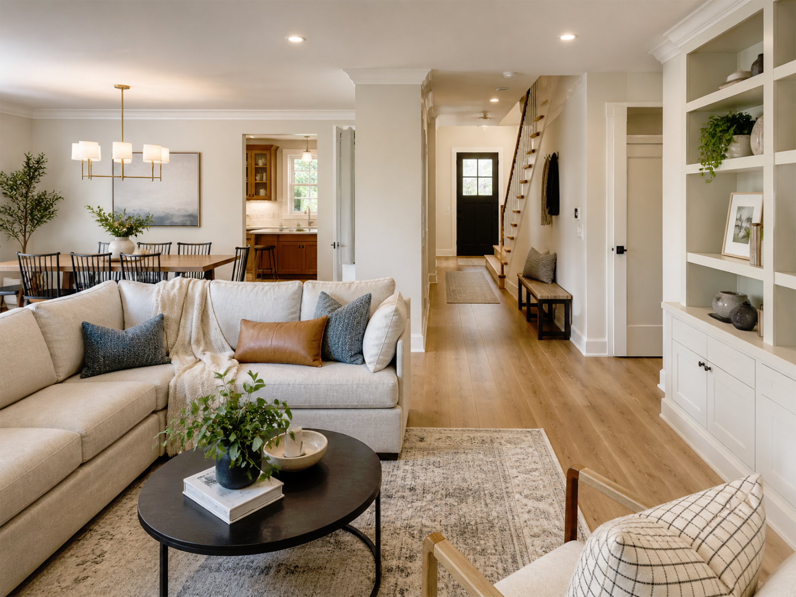 Full home renovation designed for better daily flow, cohesive finishes, practical storage, updated lighting, and long-term everyday use