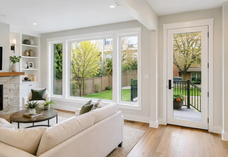 Window and door upgrade with clean trim and daylight