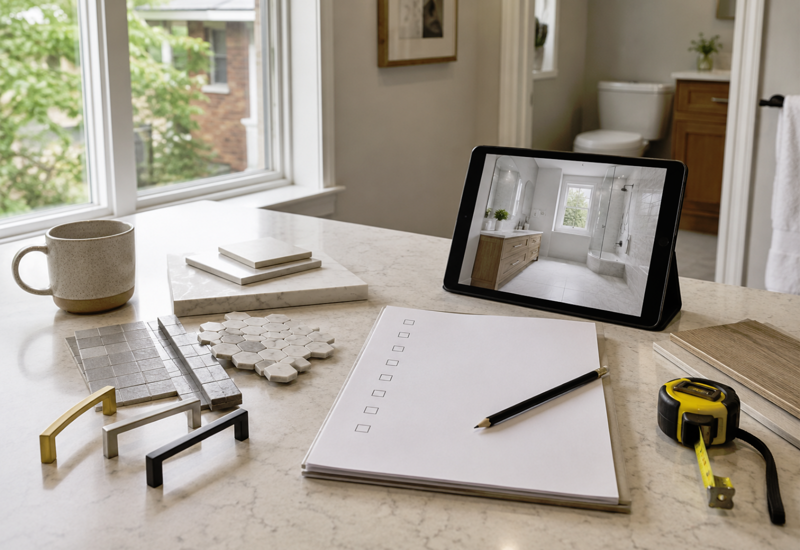Bathroom renovation scope estimate and material planning for a Toronto home